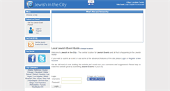 Desktop Screenshot of jewishinthecity.com